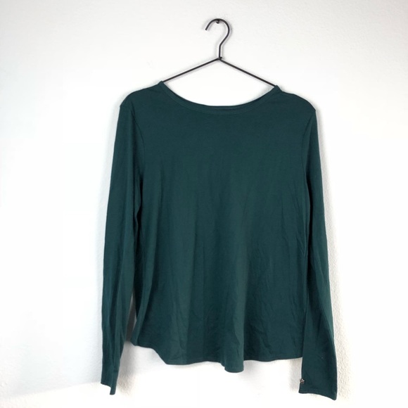 Fabletics • Green Millie Open Back Long Sleeve Top - Picture 3 of 8